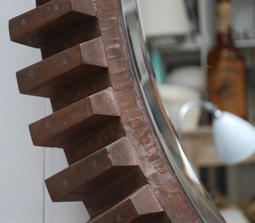 Gear Mirror at 1stDibs