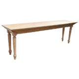 Vintage Bleached Oak Console