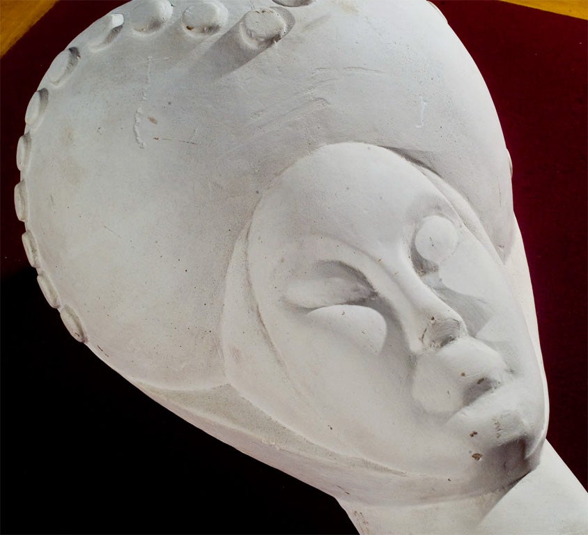 French Plaster Head For Sale 2