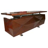 Architectural Desk with Dimpled Panels