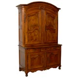 18th Century French Walnut Buffet Deux Corps