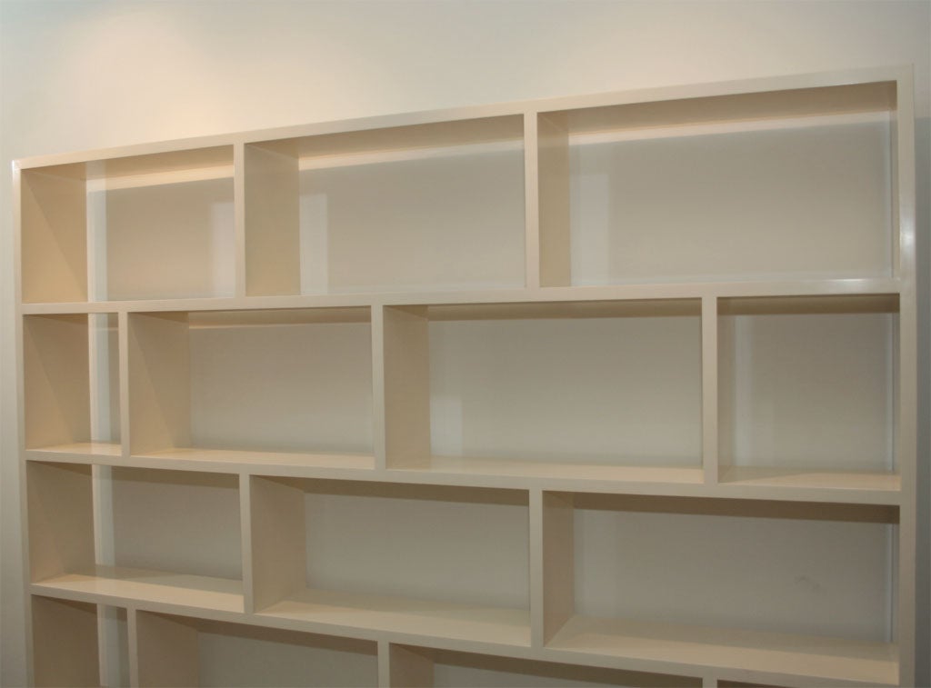 Contemporary Custom Open Bookcases