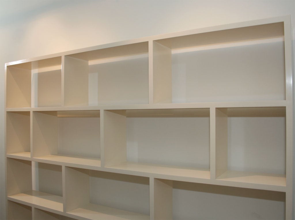Wood Custom Open Bookcases