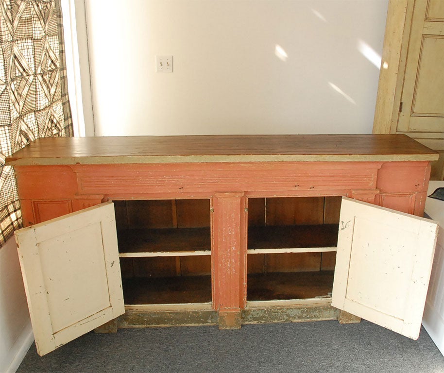 19THC ORIGINAL PAINTED STORE COUNTER 3