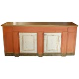 19THC ORIGINAL PAINTED STORE COUNTER