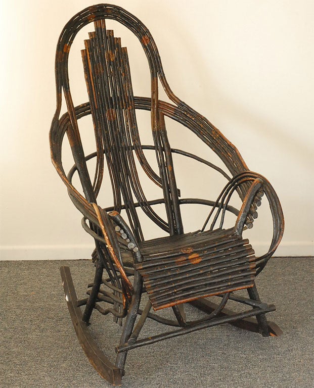 19THC  BENTWOOD ROCKING CHAIR
