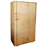 19THC ORIGINAL PAINTED CUPBOARD