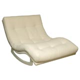 Chic Oversized Chaise-Rocker