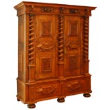 German Walnut Armoire