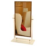 Rotating Mirror with Lucite Stand