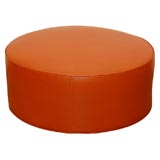 Used Large Leather Ottoman