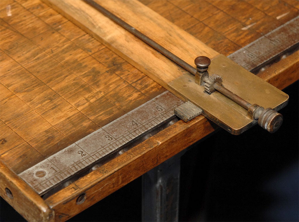 20th Century American Glass Cutting Table