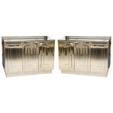 Vintage Pair of 70
s Bevelled Mirror Cabinets