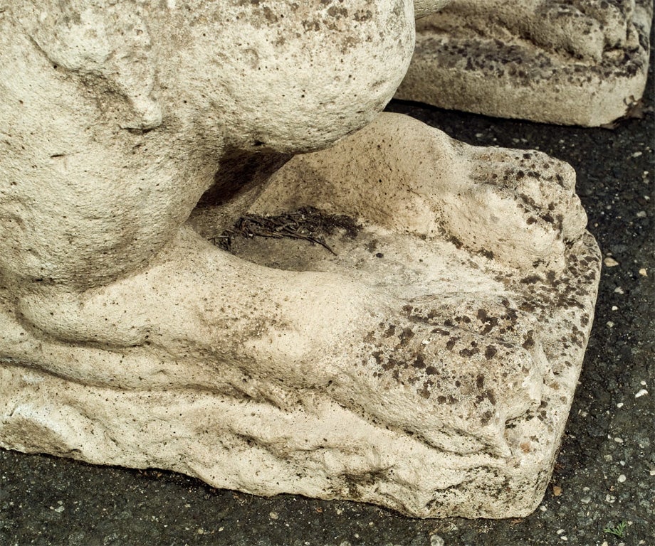Pair of Stone Sphinx 2