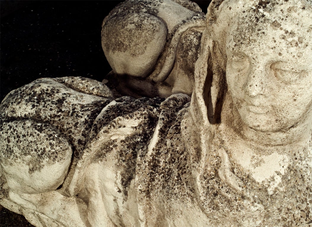 Pair of Stone Sphinx 3