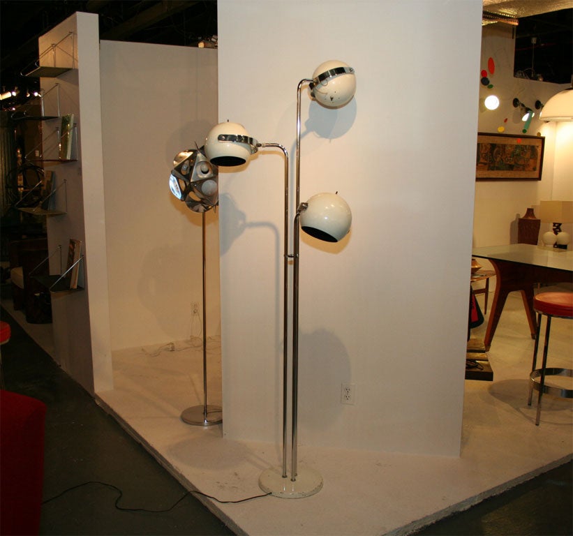 Three-fixture Sonneman Floor Lamp