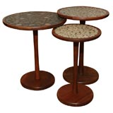Set of Three Occasional Tables by Gordon Martz