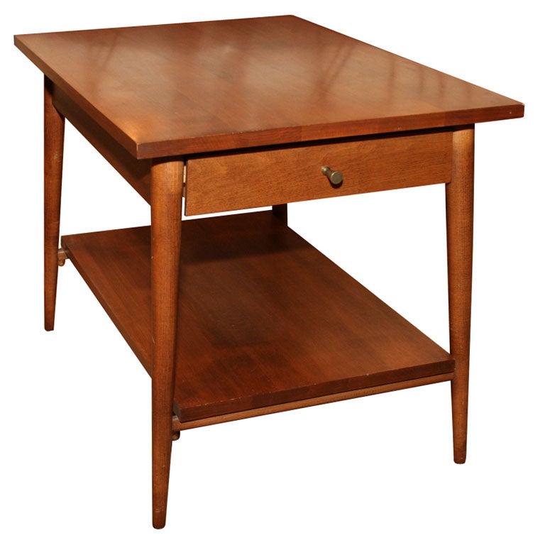 American Single Drawer 'Planner Group' Lamp Tables by Paul McCobb for Winchendon For Sale
