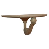 Neoclassic Demi Lune Wall Mount Console by Edward Wormley