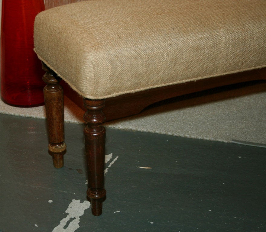 FRENCH WALNUT BENCH