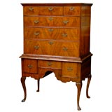 Antique George I Period Walnut High-boy, c. 1720