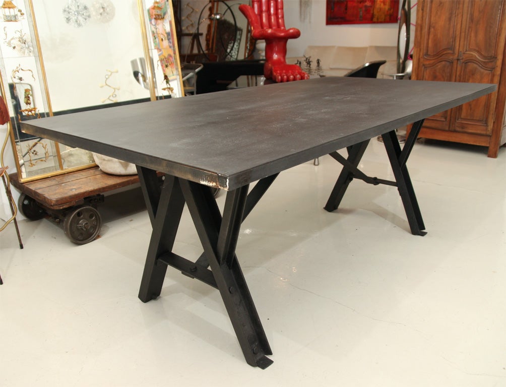 Gilles Oudin Black Table For Sale 4