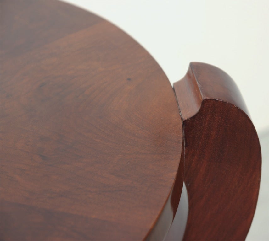 Wood Art Deco side table