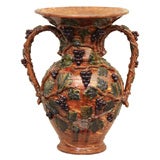 Large Terre Melee Urn, Apt, France, Early 20th Century