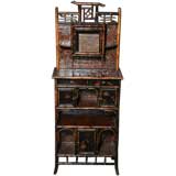 Very Rare 19th Century English Bamboo Cabinet
