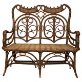 1880's beautiful Indo Chinese French Settee made for the French