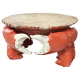 Carved Crab Table