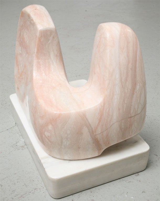 American Mid Century Modern Marble Sculpture attributed to Jaffe