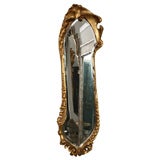 Carved  Gilt Gaudi Mirror
