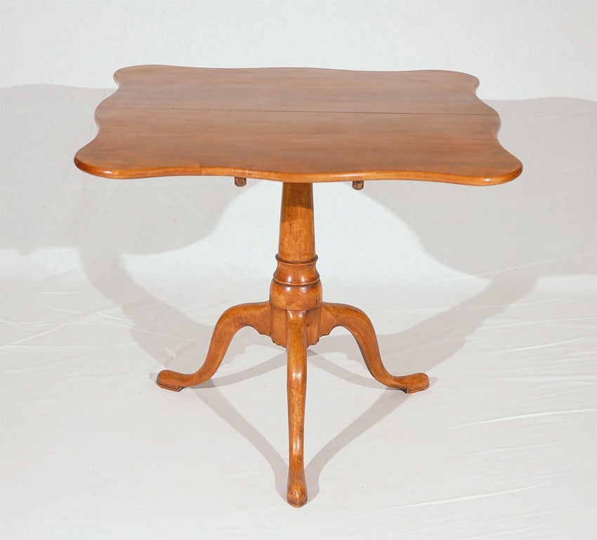 American Maple Tilt Top Table