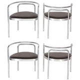 Set of 4 Poul Kjaerholm PK 12 Chairs