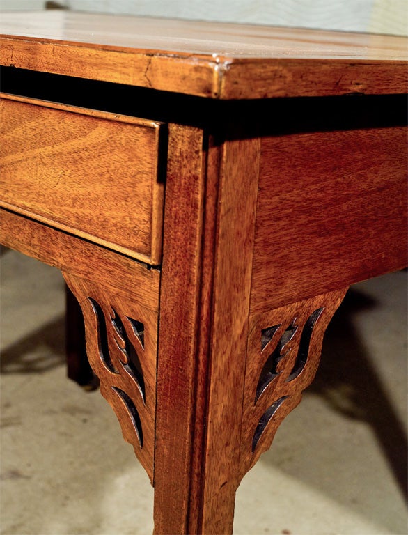 English Late Georgian Mahogany Writing Table