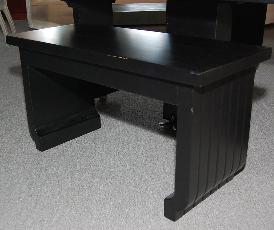 CUSTOM BABY GRAND PIANO WITH MATCHING PIANO BENCH BY JAMES MONT 5
