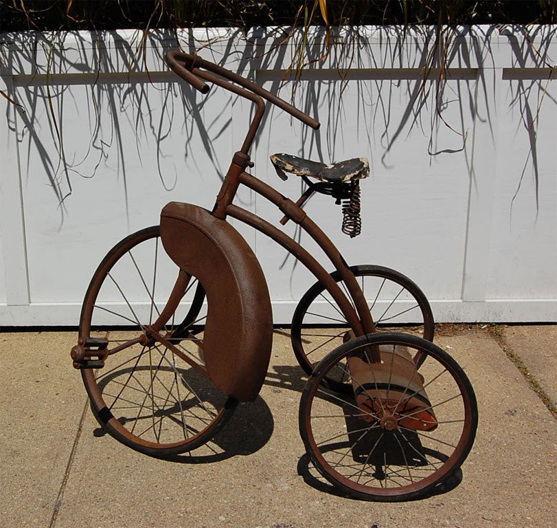 A vintage tricycle