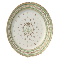 A Pair of Queen
s Factory Porcelain Dishes A Pair of Queen
s Factory Porcelain Dishes