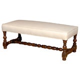 Antique Low English Bench