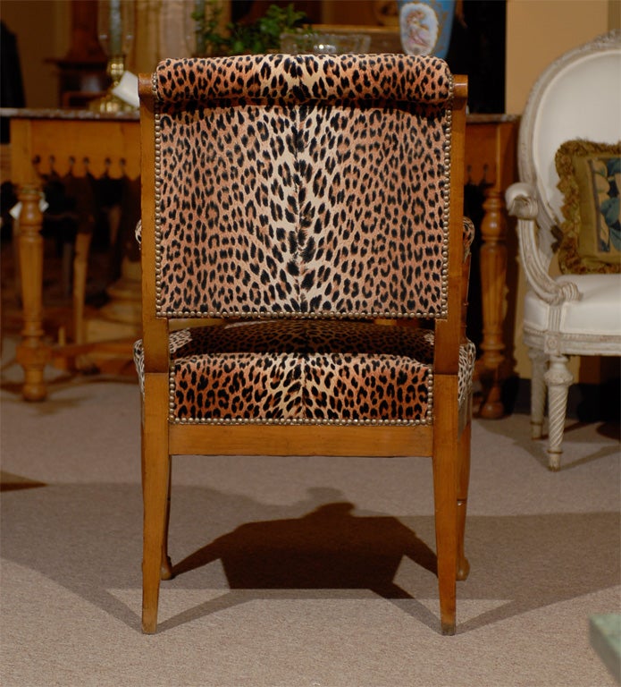 Old French Resauration Style Single Armchair, c. 1920 For Sale 1