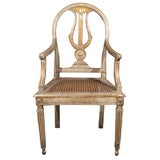 Italian Painted and Gilded Chair