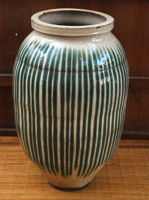 Japanese Large Shigaraki Jar For Sale