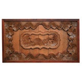 Japanese Wood Carved Wall Hanging