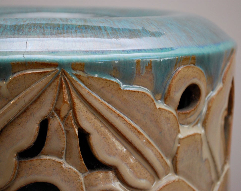20th Century Ceramic Hibachi/Brazier For Sale