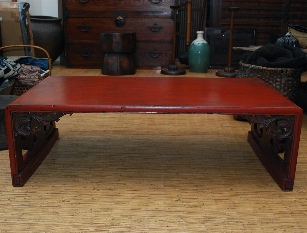 Red Lacquer Table