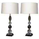 Art Deco Crystal Lamps