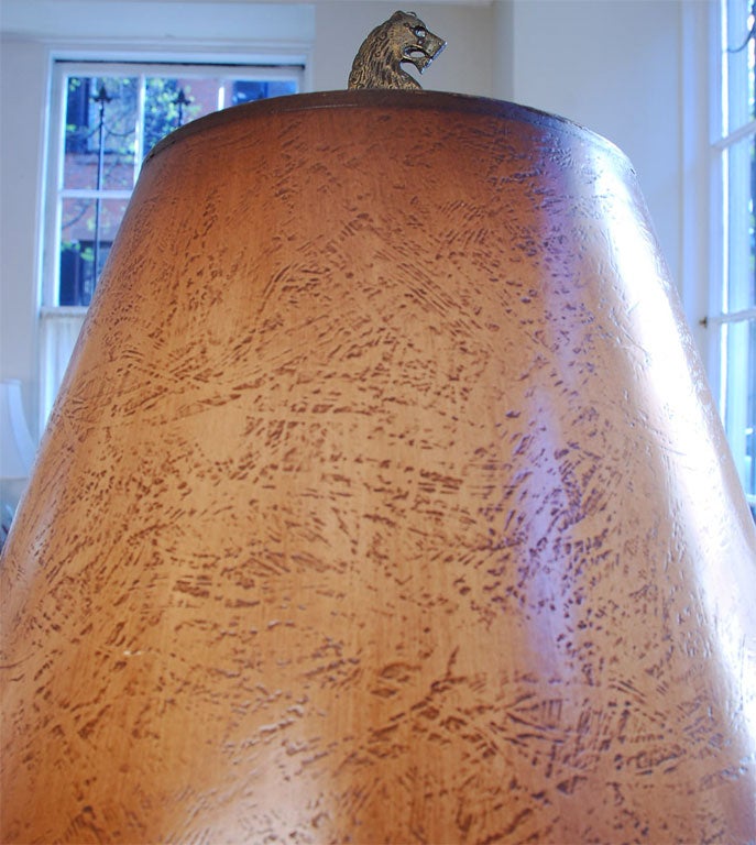 Una lampada da terra rinascimentale in bronzo in vendita 1