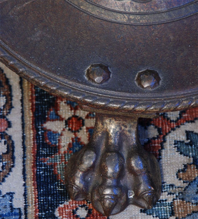 Una lampada da terra rinascimentale in bronzo in vendita 2