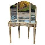 Used BEAUTIFUL CORNER MIRRORED VANITY